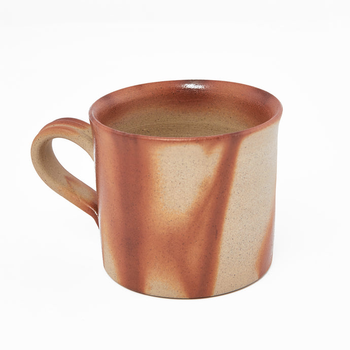 Japanese pottery mug (Bizen coffee cup)